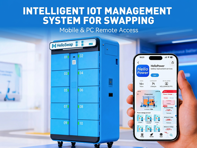 intelligent IoT management system for battery swapping